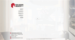 Desktop Screenshot of donhigginsarchitect.com